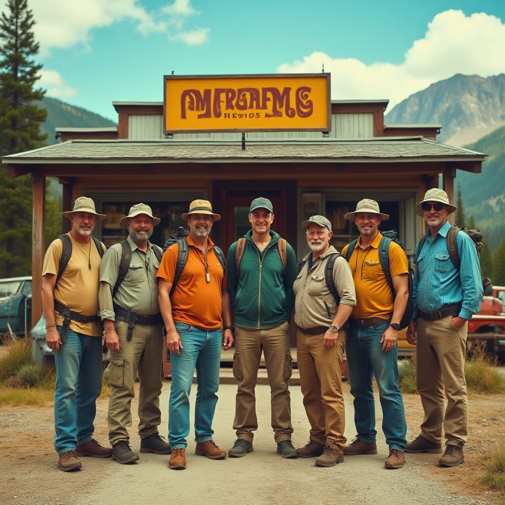 Équipe d'Aventure Plein Air dans un environnement montagneux