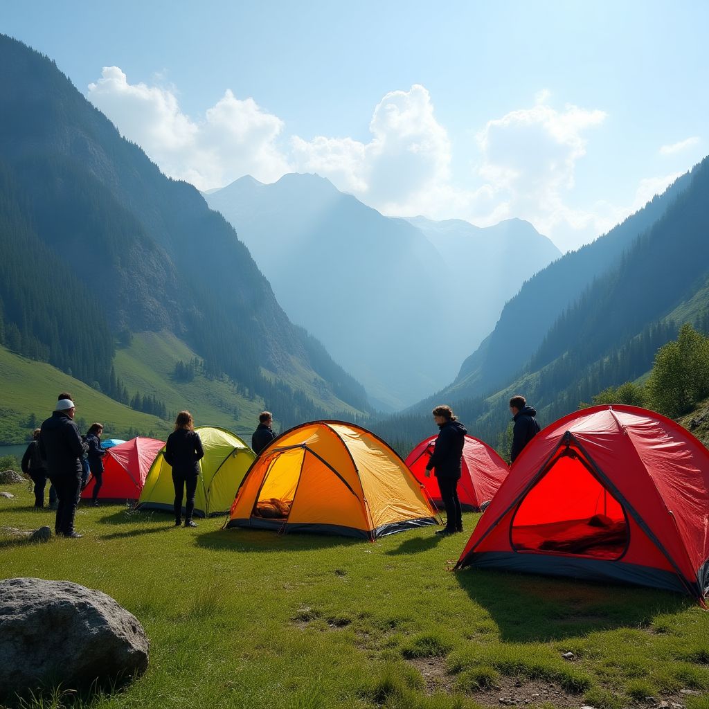 Sortie test avec des clients dans les Alpes