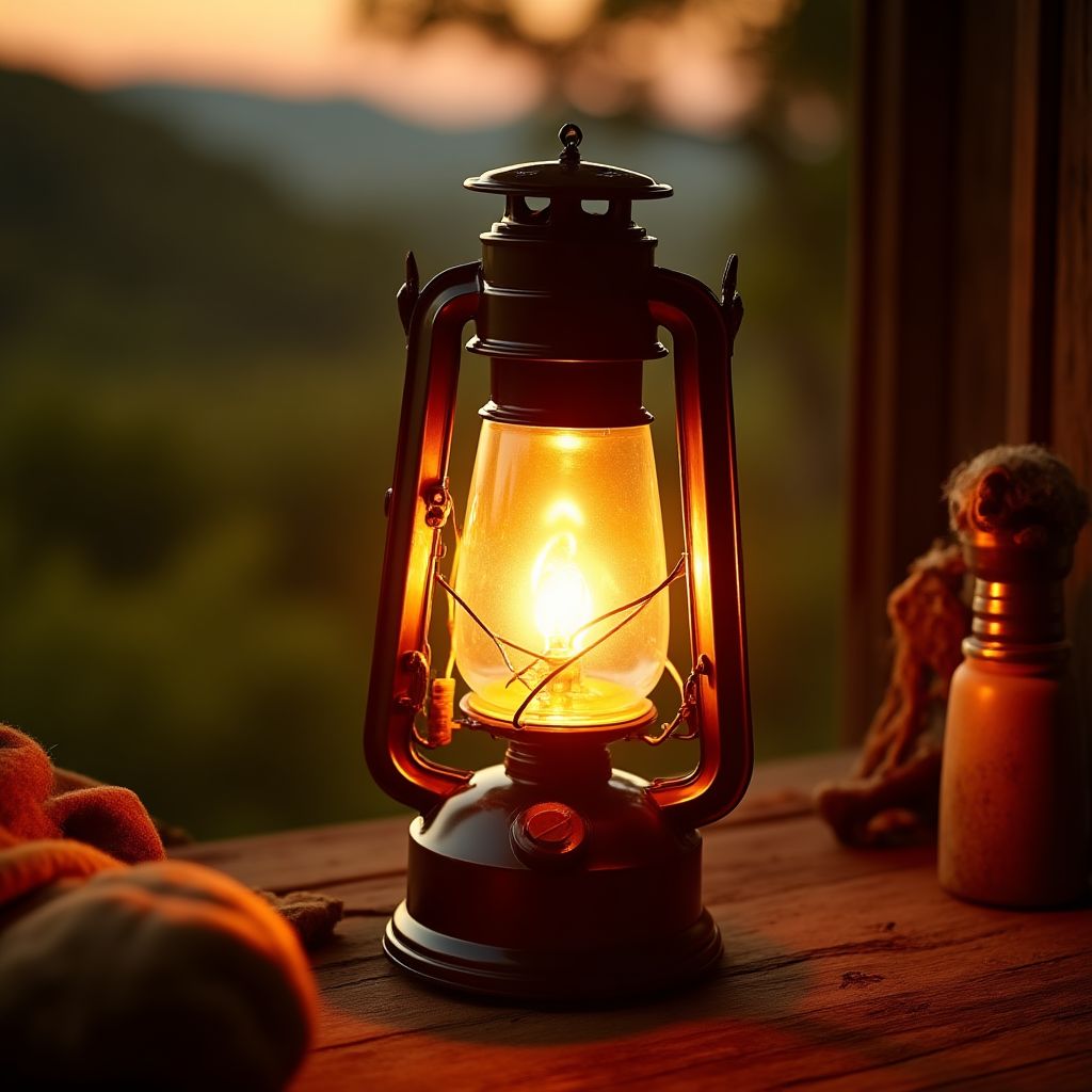 Lampe de camping solaire
